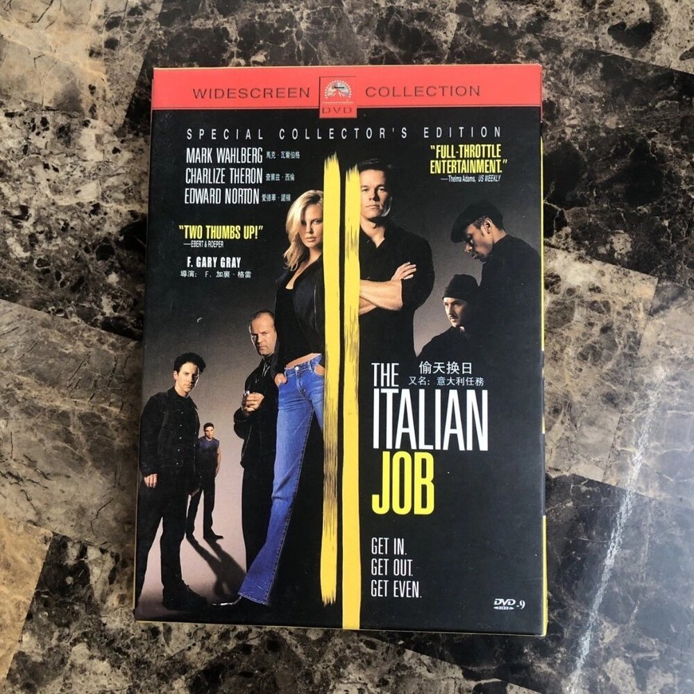 The Italian Job DVD Widescreen Collection Mark Wahlberg Charlize Theron